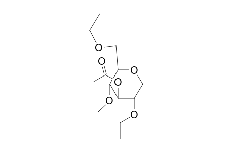 4-O-Acetyl-3-O-methyl-2,6-O-diethyl-1,5-anhydroglucitol