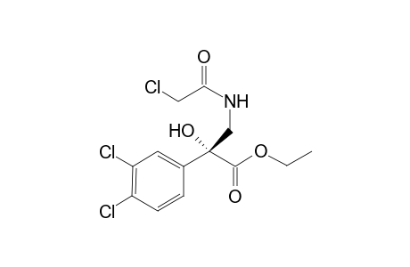 (R)-Ethyl 3-(2-chloroethanamido)-2-(3,4-dichlorophenyl)-2-hydroxypropanoate