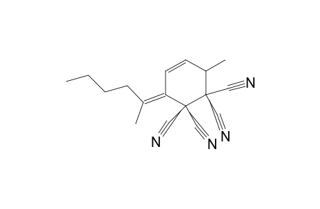 4,4,5,5-Tetrahcyano-3-methyl-6-(1-methylpentylidene)cyclohexene