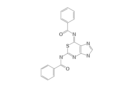 6,9-DIHYDRO-2-N-BENZAMIDO-6-BENZOYLIMINO-1-THIAPURINE