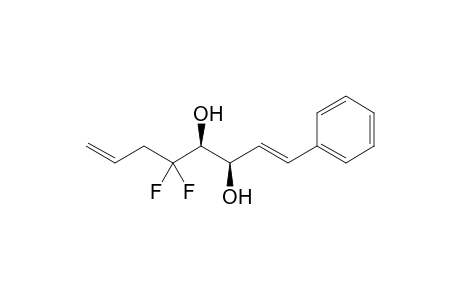 (1E,3R*,4S*)-5,5-Difluoro-1-phenylocta-1,7-diene-3,4-diol