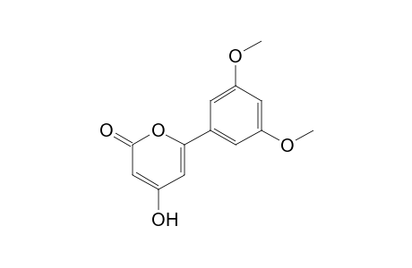 4-Hydroxy-6-(3,5-dimethoxyphenyl)-2-pyranone