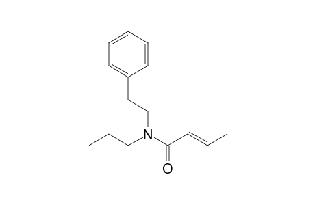 Crotonamide, N-(2-phenylethyl)-N-propyl-