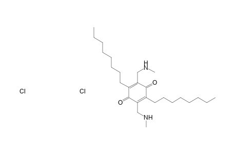 2,5-Bis((methylamino)methyl)-3,6-dioctylcyclohexa-2,5-diene-1,4-dione dihydrochloride