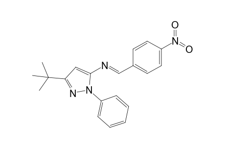 (E)-3-tert-Butyl-N-(4-nitrobenzylidene)-1-phenyl-1H-pyrazol-5-amine