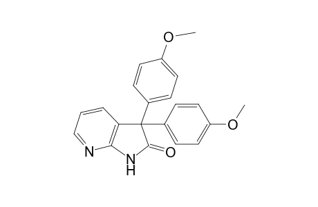 1H-Pyrrolo[2,3-b]pyridin-2(3H)-one, 3,3-di(4-methoxyphenyl)-