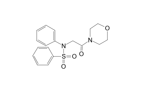 Ethanone, 1-(4-morpholyl)-2-(phenyl)(phenylsulfonyl)amino-