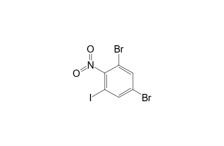 1,5-bis(bromanyl)-3-iodanyl-2-nitro-benzene