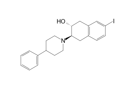 (+-)-trans-2-Hydroxy-7-iodo-3-(4-phenylpiperidino)tetralin [(+-)-7-iodobenzovesamicol]
