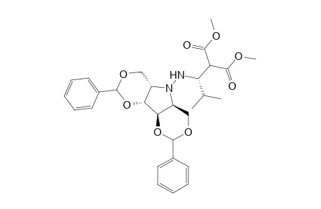 (2S,1S,3S,8R,9R)-6,11-Diphenyl-2-[N'-(1,1-di(methoxycarbonyl)-3-methylbut-2-yl)amino]-2-aza-5,7,10,12-tetraoxatricyclo[7.4.0.0(3,8)]tridecane