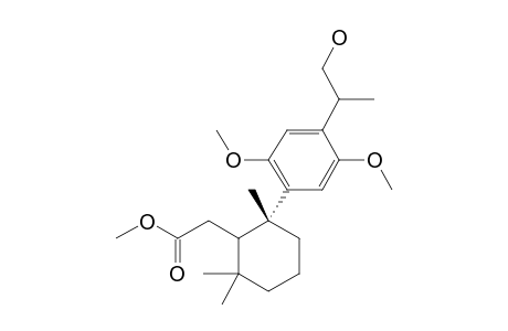 2-(4-(2-HYDROXY-ISOPROPYL)-2,5-DIMETHOXY-PHENYL)-2,6,6-TRIMETHYL-CYCLOHEXYL-ETHANOATE