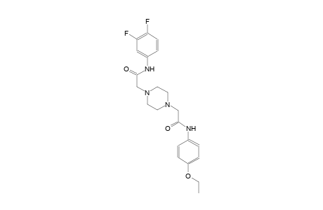 1,4-piperazinediacetamide, N~1~-(3,4-difluorophenyl)-N~4~-(4-ethoxyphenyl)-