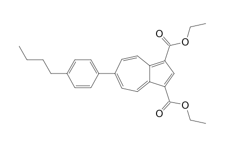 6-(4-butylphenyl)azulene-1,3-dicarboxylic acid diethyl ester