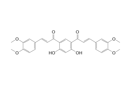 (2E, 2'E)-1,1'-[4,6-Dihydroxy-1,3-phenylene]bis(3-(3,4-dimethoxyphenyl)prop-2-en-1-one