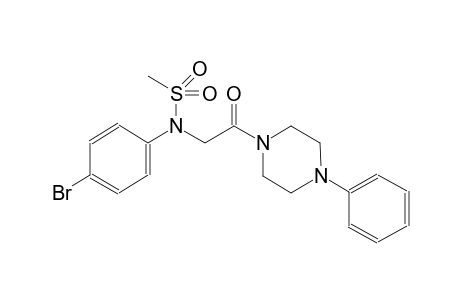 methanesulfonamide, N-(4-bromophenyl)-N-[2-oxo-2-(4-phenyl-1-piperazinyl)ethyl]-