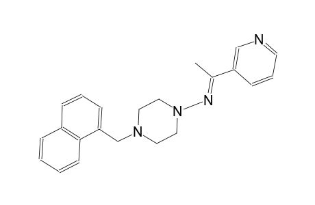 1-piperazinamine, 4-(1-naphthalenylmethyl)-N-[(E)-1-(3-pyridinyl)ethylidene]-