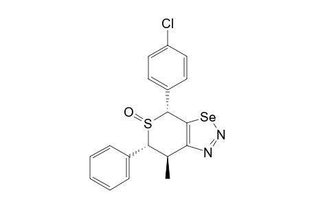 7-METHYL-4-(4-CHLOROPHENYL)-6-PHENYL-6,7-DIHYDRO-4H-5-THIA-3-SELENA-1,2-DIAZAINDENE-5-OXIDE