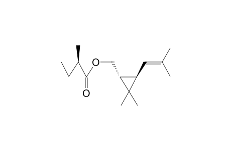 Trans-(R,R)-chrysanthemyl (R)-2-methylbutanoate