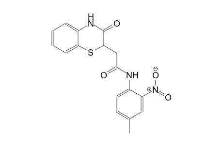 2H-1,4-benzothiazine-2-acetamide, 3,4-dihydro-N-(4-methyl-2-nitrophenyl)-3-oxo-