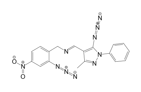 N-[(3-Azido-5-methyl-2-phenyl-1,2-diazaol-4-yl)methylene]-N'-[(2-azido-4-nitro)benzyl)]imine