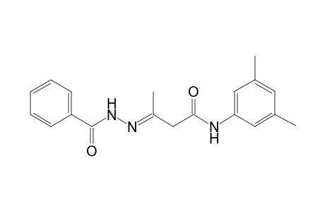 Butanamide, 3-benzoylhydrazono-N-(3,5-dimethylphenyl)-