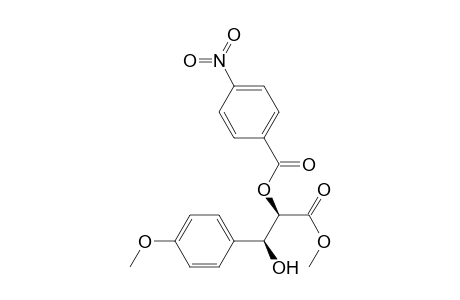 Methyl (2R*,3S*)-3-Hydroxy-3-(4-methoxyphenyl)-2-[(4-nitrobenzoyl)oxy]propanoate
