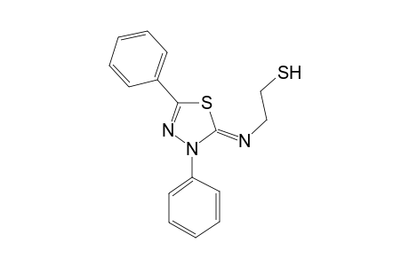 2-[((2Z)-3,5-diphenyl-1,3,4-thiadiazol-2(3H)-ylidene)amino]ethyl hydrosulfide