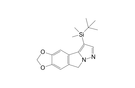 3-(tert-Butyldimethylsilyl)-5,6-(methylenedioxy)-8H-pyrazolo[5,1-a]isoindole