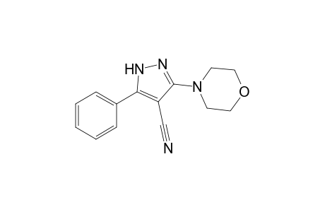 3-Morpholino-5-phenyl-1H-pyrazole-4-carbonitrile