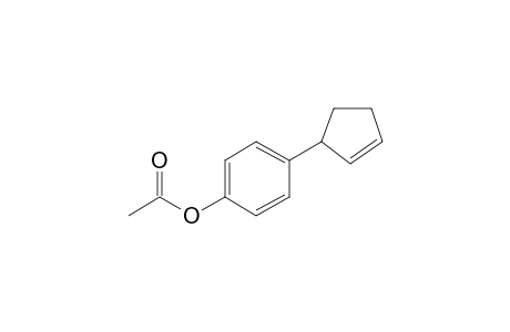 4-(Cyclopent-2-en-1-yl)phenol, acetate