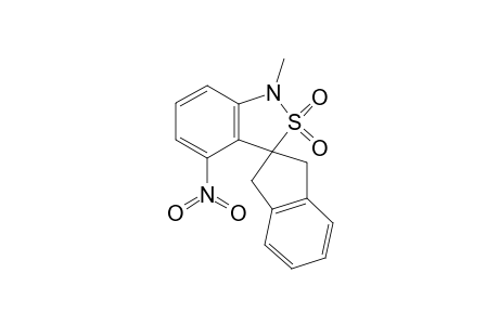 1,3-Dihydro-1-methyl-4-nitro-2,1-benzisothiazole-3-spiro[2'-indan - 2,2-dioxide]