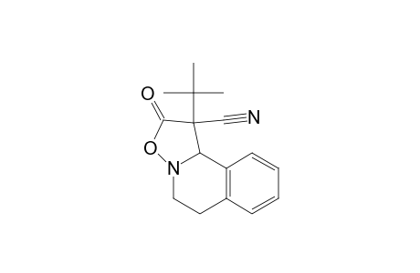 2H-Isoxazolo[3,2-a]isoquinoline-1-carbonitrile, 1-(1,1-dimethylethyl)-1,5,6,10b-tetrahydro-2-oxo-, trans-