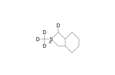 3-Trideuteriomethyl-3-thionia-5-deuterio-bicyclo(4.3.0)nonane