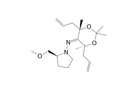 (4S,6S)-4,6-Diallyl-N-[(S)-2-(methoxymethyl)pyrrolidin-1-yl]-2,2,4,6-tetramethyl-1,3-dioxan-5-imine