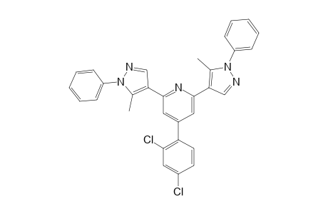 4-(2,4-Dichlorophenyl)-2,6-bis(5-methyl-1-phenyl-1H-pyrazol-4-yl)pyridine