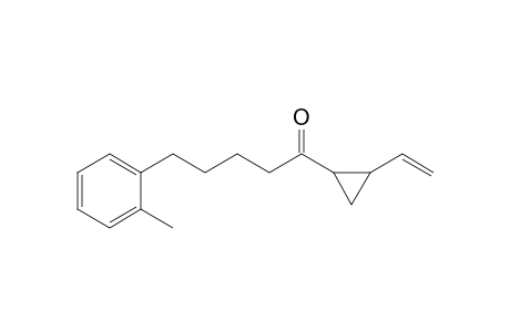 1-Pentanone, 1-(2-ethenylcyclopropyl)-5-(2-methylphenyl)-