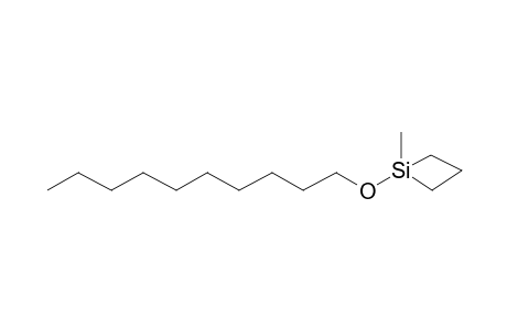 1-Methyl-1-N-decyloxy-1-silacyclobutane