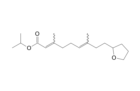 3,7-dimethyl-9-(tetrahydro-2-furyl)-2,6-nonadienoic acid, isopropyl ester