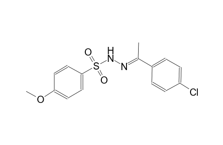 N'-[(E)-1-(4-chlorophenyl)ethylidene]-4-methoxybenzenesulfonohydrazide
