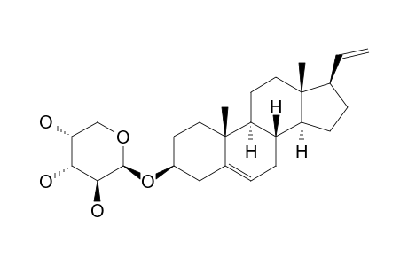 (-)-3-BETA-PREGNA-5,20-DIENYL-BETA-D-ARABINOPYRANOSIDE