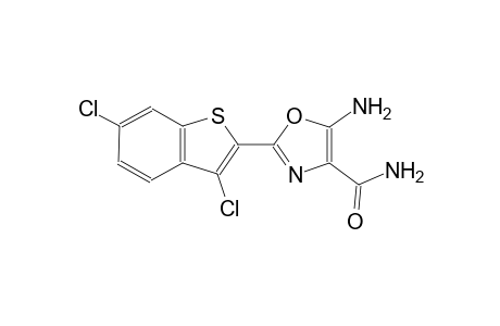 5-amino-2-(3,6-dichloro-1-benzothien-2-yl)-1,3-oxazole-4-carboxamide