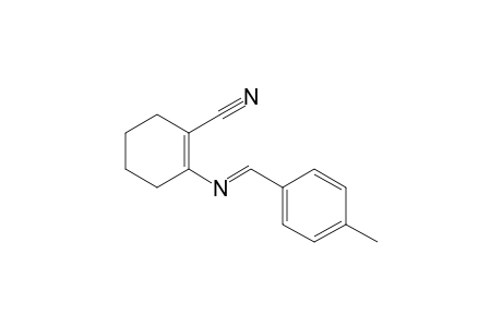 (E)-2-((4-Methylbenzylidene)amino)cyclohex-1-ene-1-carbonitrile