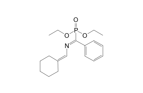 Diethyl (E)-{[(Z)-Cyclohexylideneylmethyl]imino}(phenyl)methylphosphonate