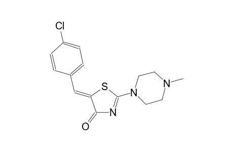(5Z)-5-(4-chlorobenzylidene)-2-(4-methyl-1-piperazinyl)-1,3-thiazol-4(5H)-one