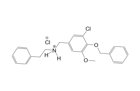 N-[4-(benzyloxy)-3-chloro-5-methoxybenzyl]-2-phenylethanaminium chloride
