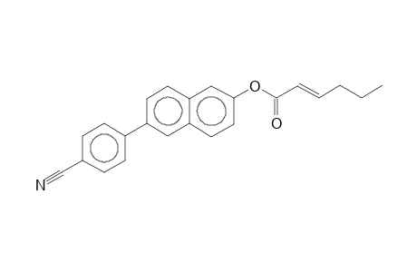 Hex-2-enoic acid, 6-(4-cyano-phenyl)-naphthalen-2-yl ester