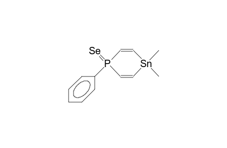 4,4-Dimethyl-1-phenyl-1-selenoxo-1.lambda./5/-phospha-4-stanna-2,5-cyclohexadiene