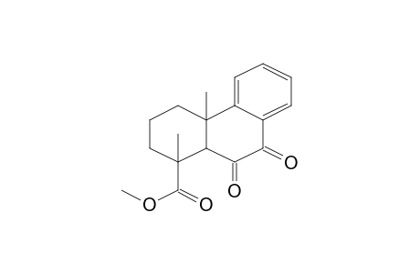 1,4a-Dimethyl-9,10-dioxo-1,2,3,4,4a,9,10,10a-octahydrophenanthrene-1-carboxylic acid, methyl ester