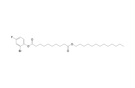 Sebacic acid, 2-bromo-4-fluorophenyl tridecyl ester