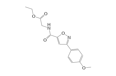 acetic acid, [[[3-(4-methoxyphenyl)-5-isoxazolyl]carbonyl]amino]-, ethyl ester